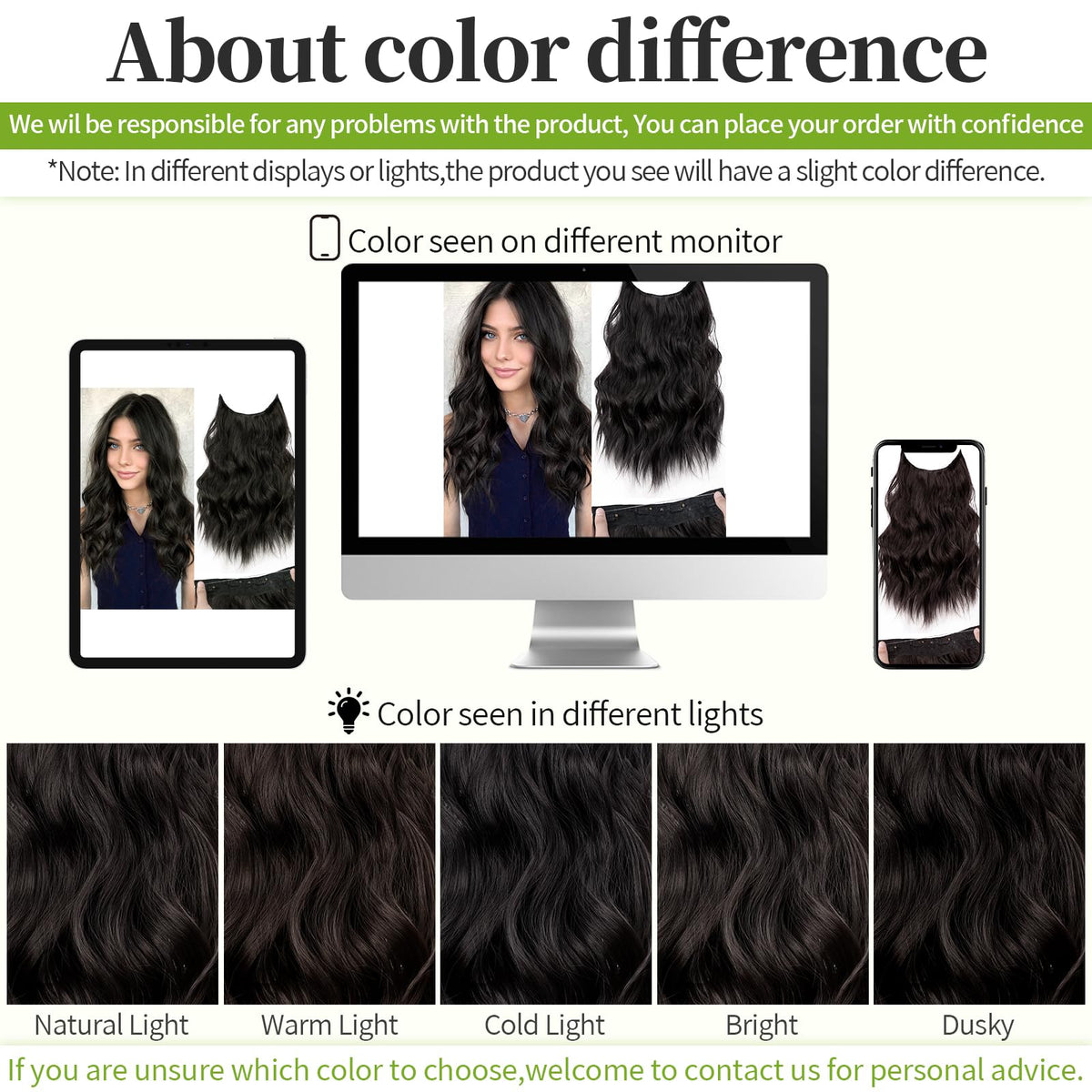 KooKaStyle Wavy Hair Extensions in a lifestyle setting