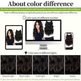 KooKaStyle Wavy Hair Extensions in a lifestyle setting