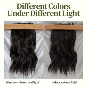 KooKaStyle Wavy Hair Extensions in natural light