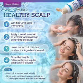 KOPA HAIKU Scalp Shampoo 280ml close-up of texture
