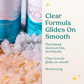 Kopari Coconut Deodorant application on skin