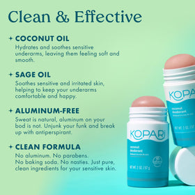 Kopari Coconut Deodorant close-up of texture