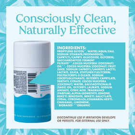 Kopari Coconut Deodorant packaging with tropical design