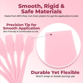Kopperko Cosmetic Spatulas being used to apply cream from a container