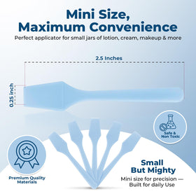 Kopperko Mini Cosmetic Spatula 100 Pack in packaging