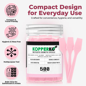 Kopperko Mini Face Cream Spatula 2.5 inch pink spatula