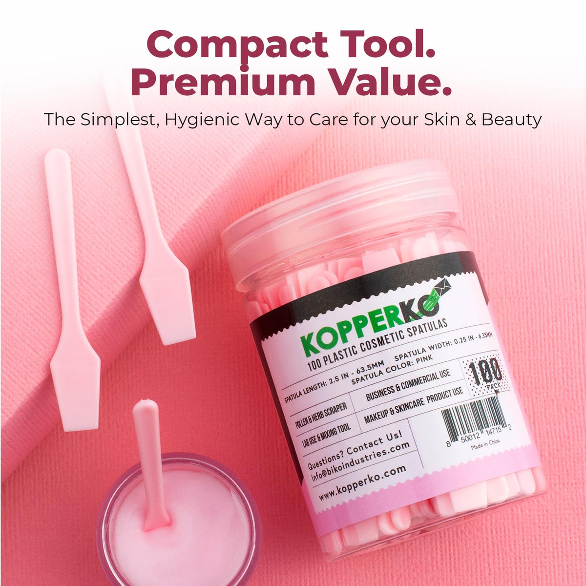 Kopperko Mini Face Cream Spatula close-up view