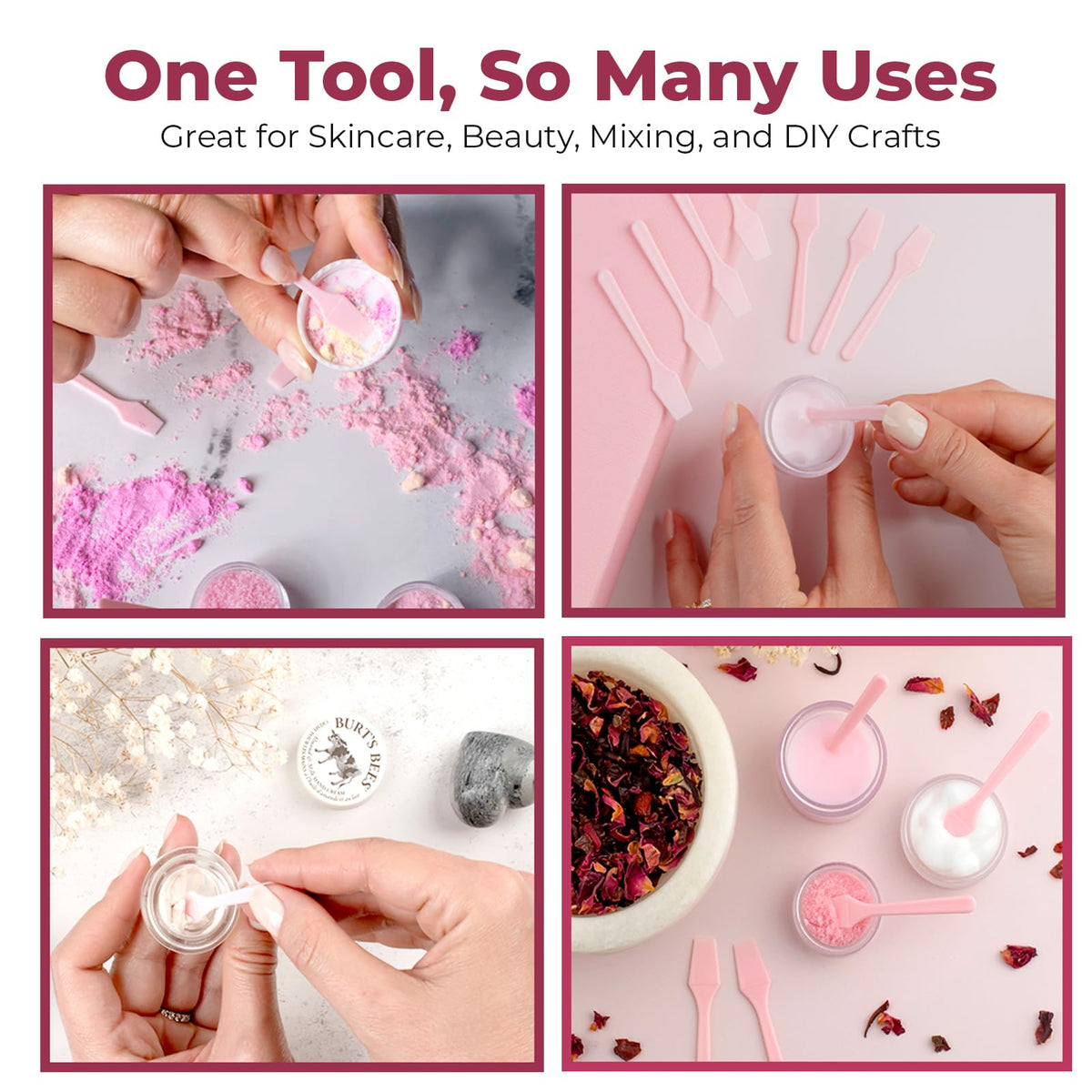 Kopperko Mini Face Cream Spatula in a beauty kit