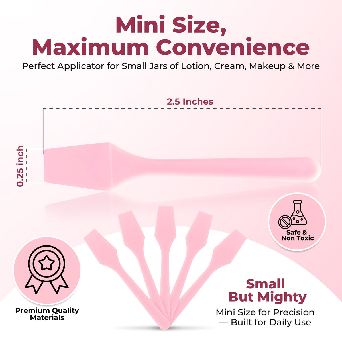 Kopperko Mini Face Cream Spatula pack showing quantity