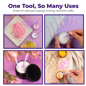 Kopperko Mini Face Spatula in a compact bag