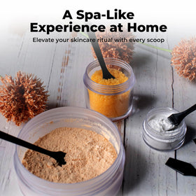 Kopperko Mini Lotion Spatula 2.5" in a makeup kit