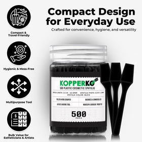 Kopperko Mini Makeup Spatula 500 pack packaging