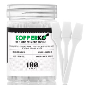 Kopperko Mini Skin Care Spatula 100 Pack front view