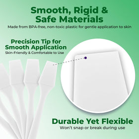 Kopperko Mini Skin Care Spatula being used for face mask