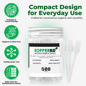 Kopperko Mini Spatula 2.5 inch disposable applicator close-up
