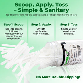 Kopperko Mini Spatula displayed with skincare products