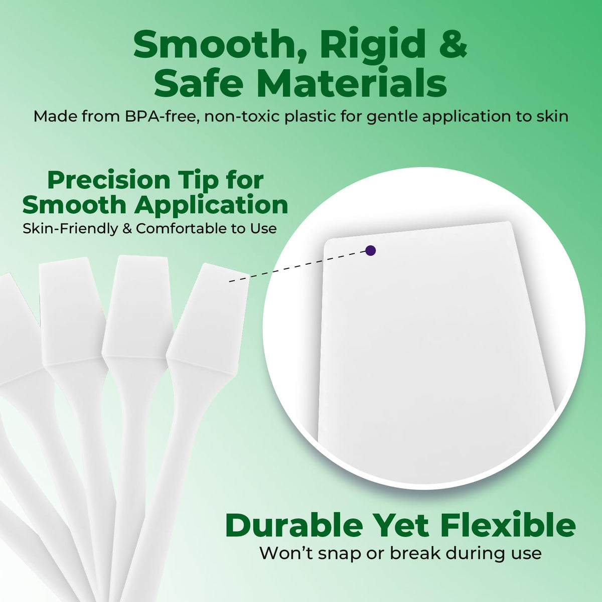 Kopperko Mini Spatula in use for skincare application