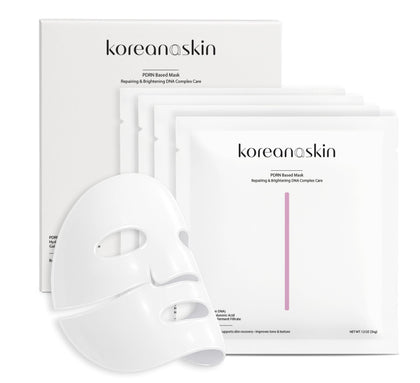 Koreana Skin Hydrogel Sheet Mask box front view with 4 masks