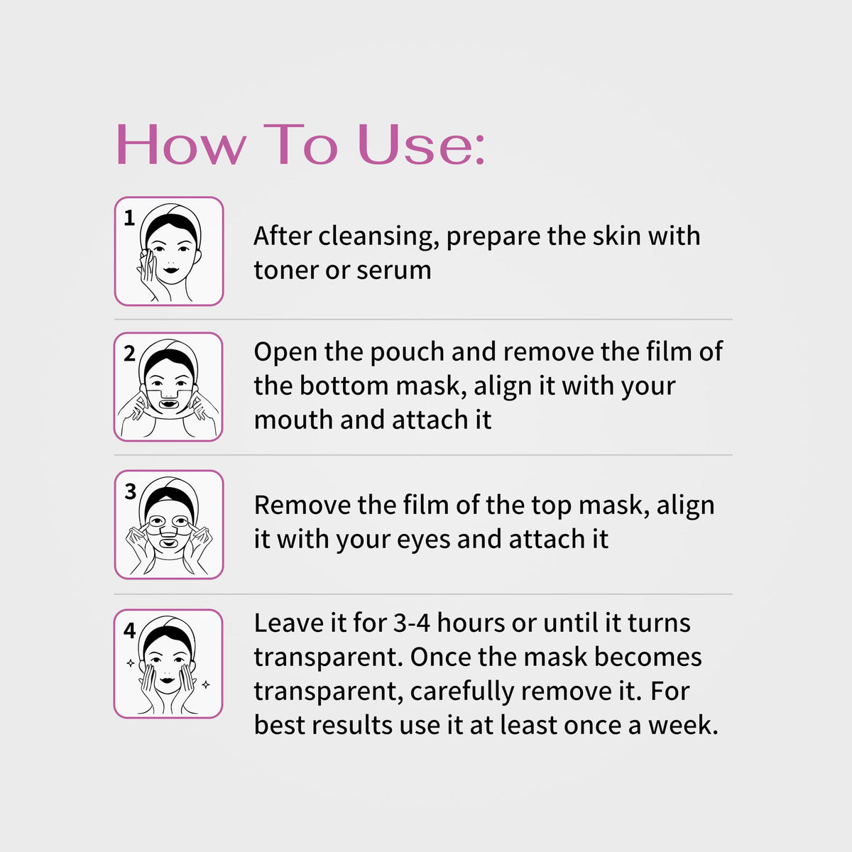 Koreana Skin Hydrogel Sheet Mask in a spa setting