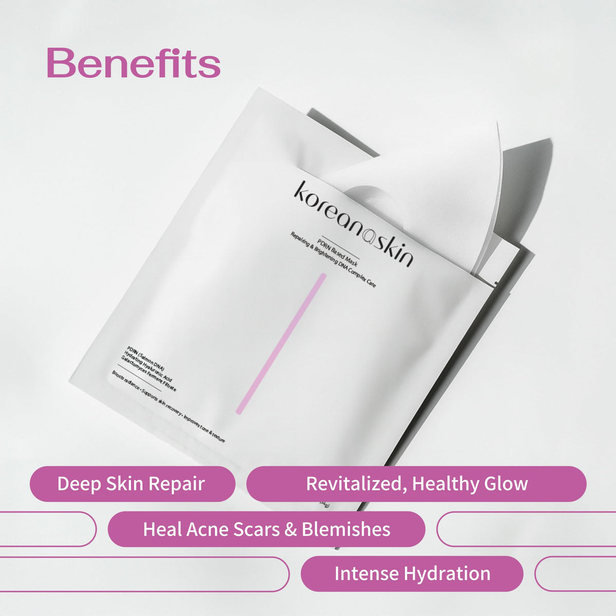 Koreana Skin Hydrogel Sheet Mask individual mask close-up