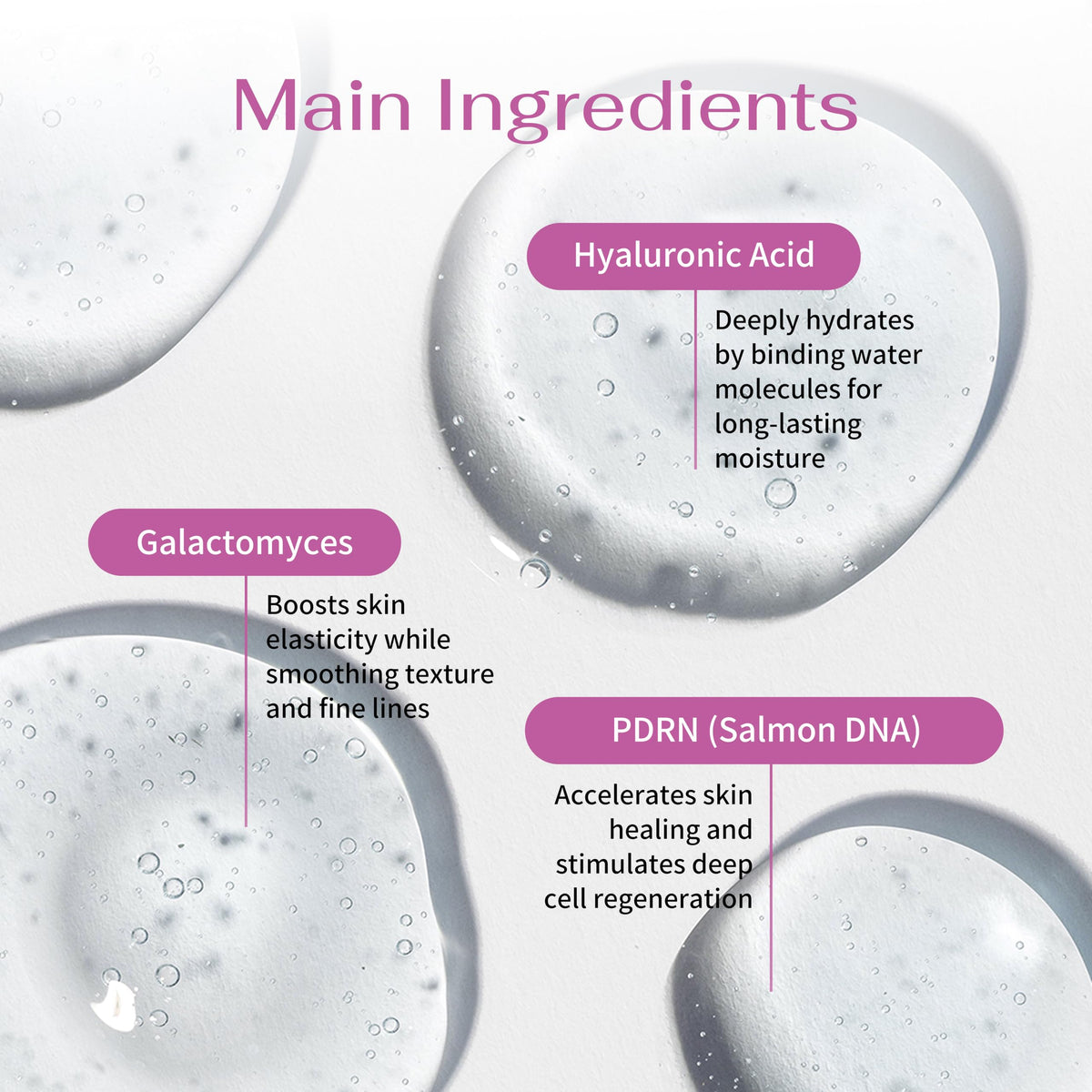 Koreana Skin Hydrogel Sheet Mask ingredients list on packaging