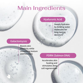 Koreana Skin Hydrogel Sheet Mask ingredients list on packaging