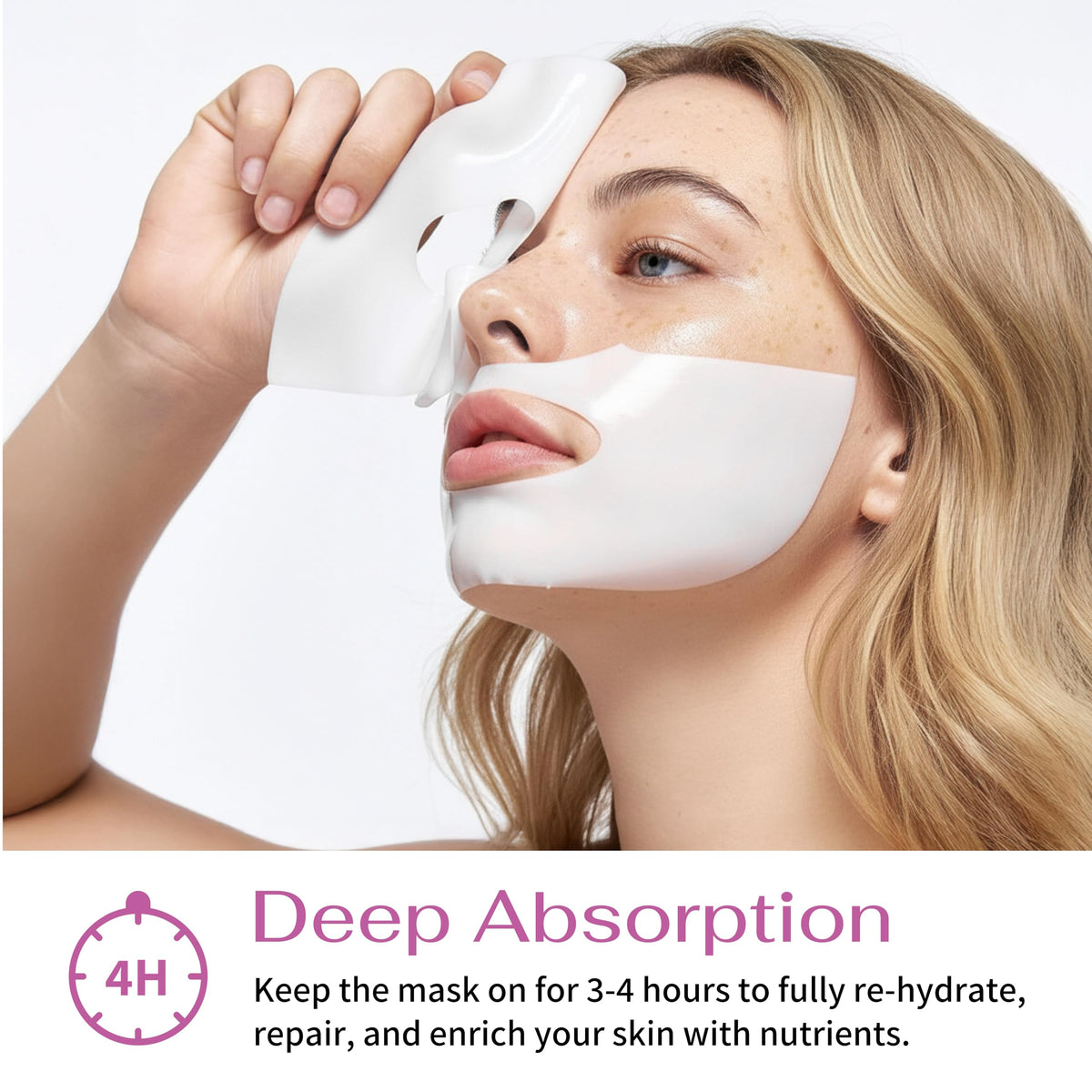 Koreana Skin Hydrogel Sheet Mask texture close-up