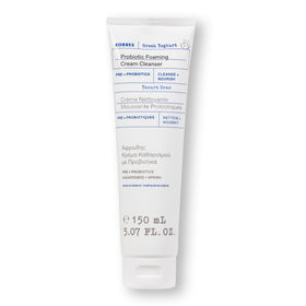 KORRES Greek Yoghurt Foaming Cream Cleanser 150ml front view
