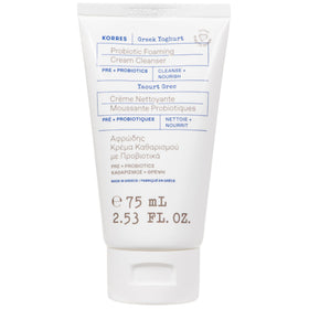 KORRES Greek Yoghurt Foaming Cream Cleanser 75ml front view