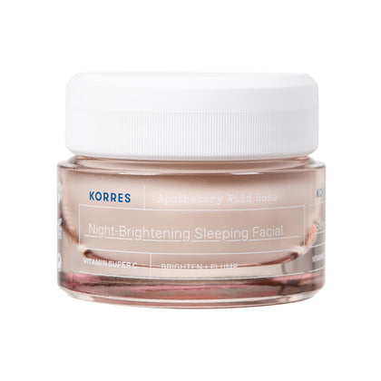 KORRES Wild Rose Night Cream 40ml front view