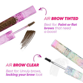 Kosas Air Brow Tinted Eyebrow Gel grey side view