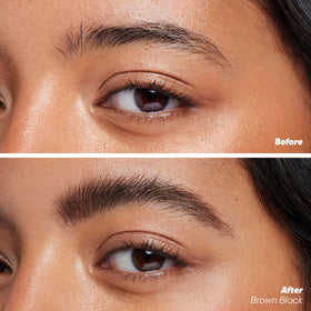 Kosas Air Brow Tinted Eyebrow Gel showing precision spoolie