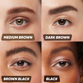 Kosas Air Brow Tinted Eyebrow Gel side view displaying packaging