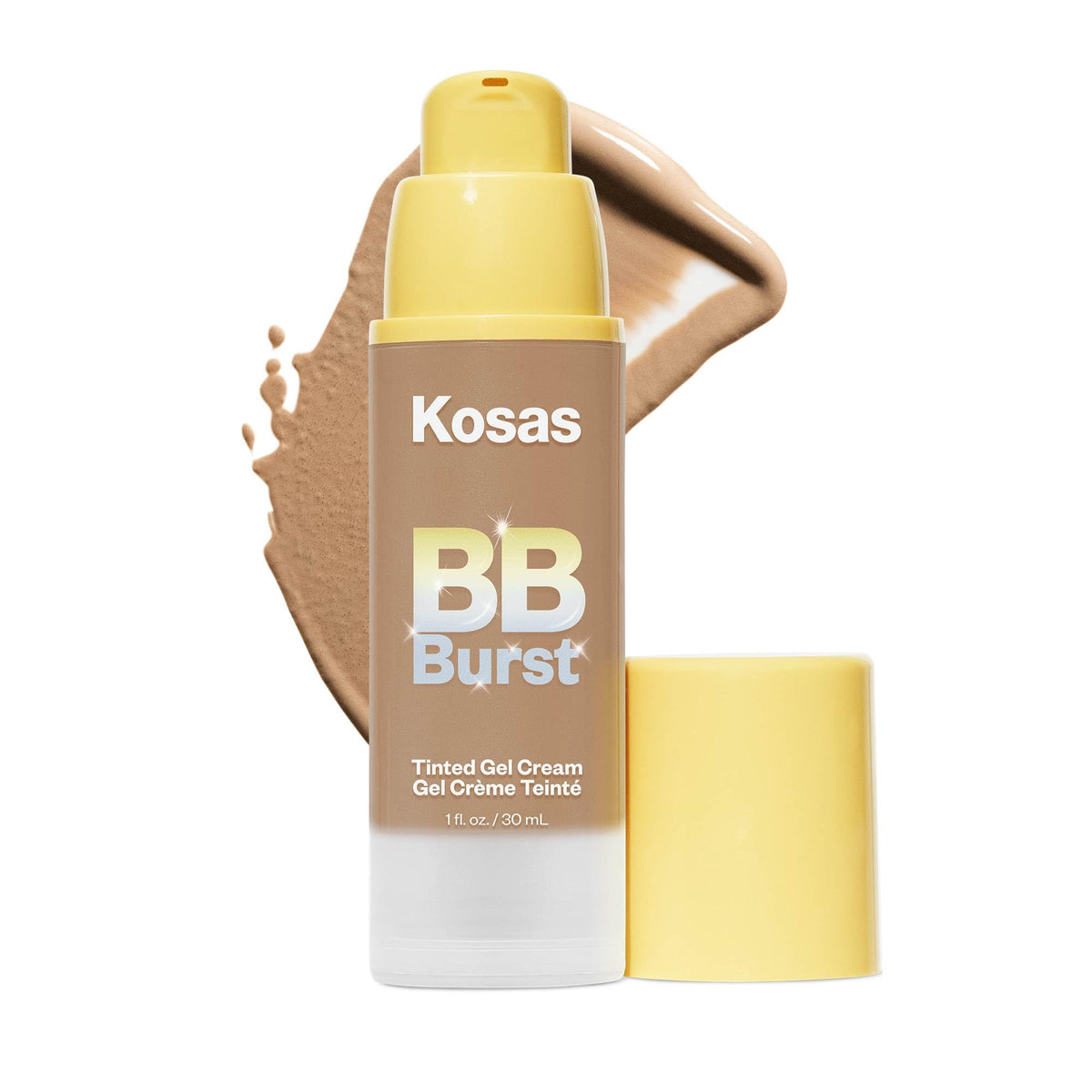 Kosas BB Burst Tinted Face Gel Cream front view with packaging