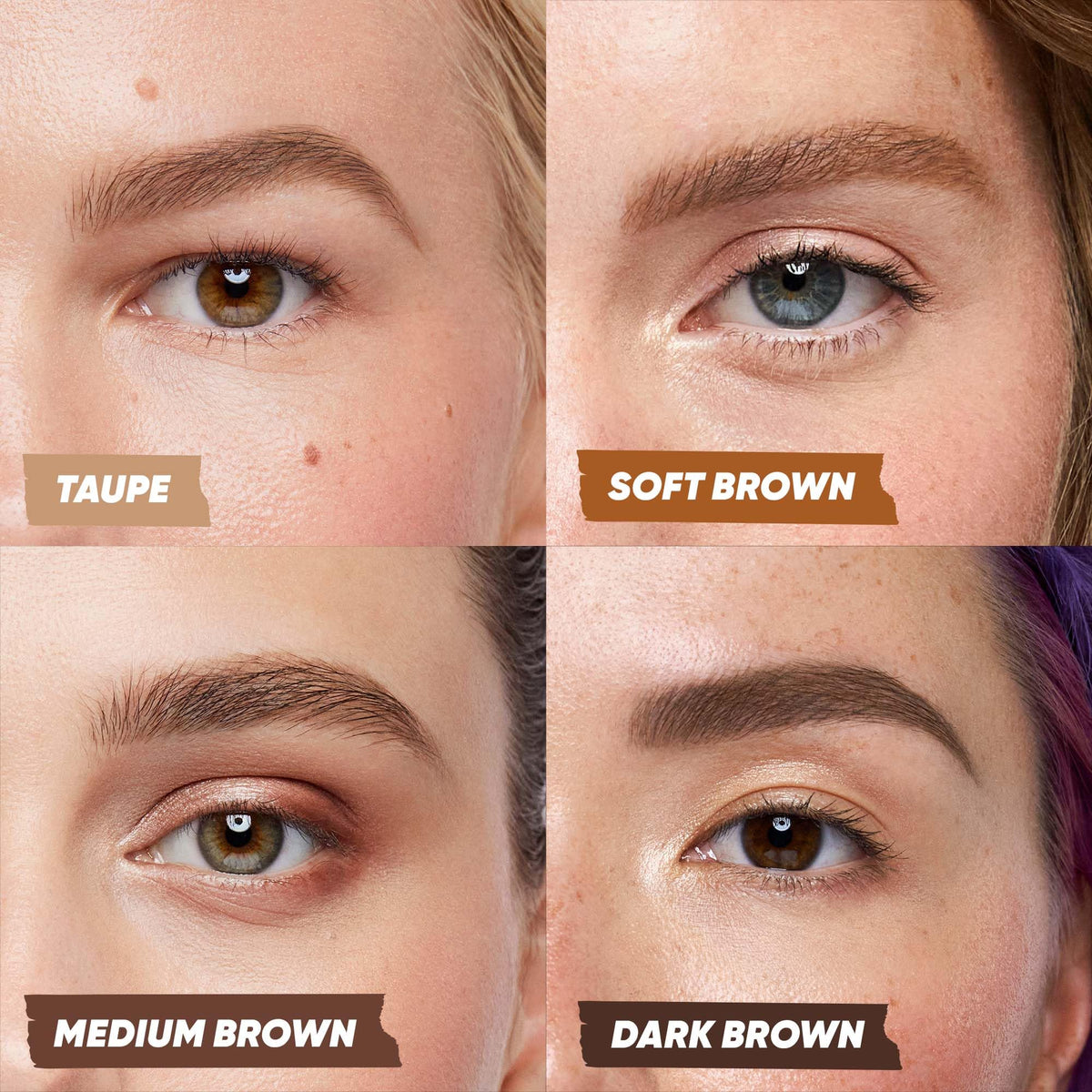 Kosas Brow Pop Nano Eyebrow Pencil with built-in spoolie brush