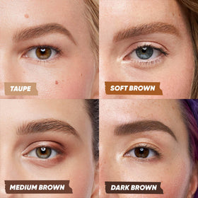 Kosas Brow Pop Nano Eyebrow Pencil with built-in spoolie brush
