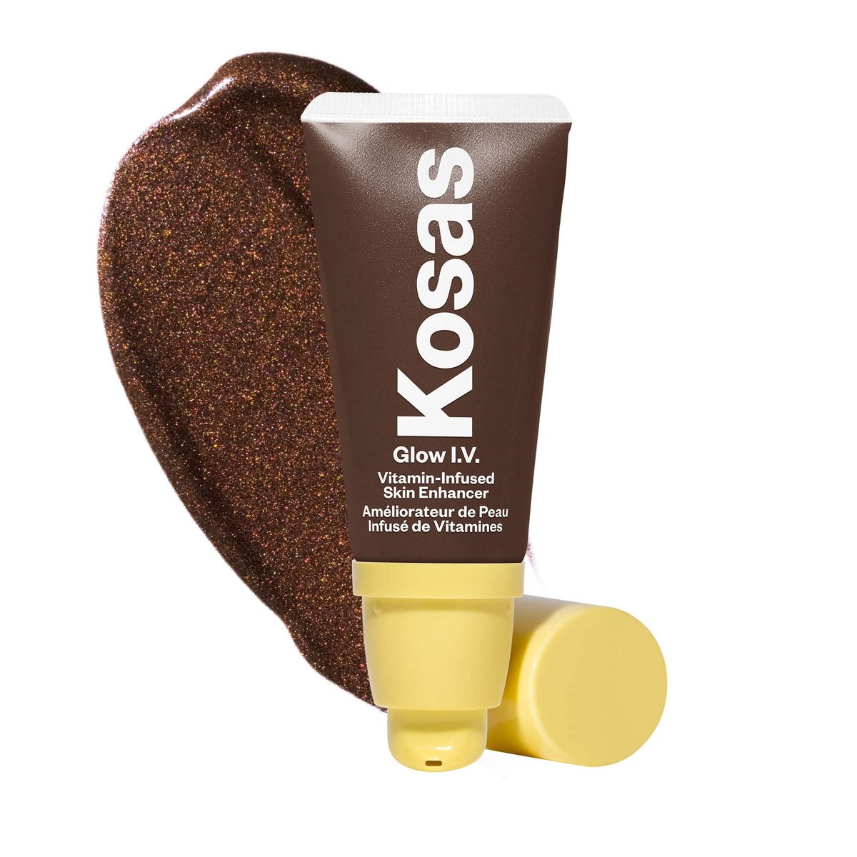 Kosas Glow I.V. Skin Illuminating support front view with packaging