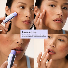 Kosas Impressionist Multistick Intuition applied to lips