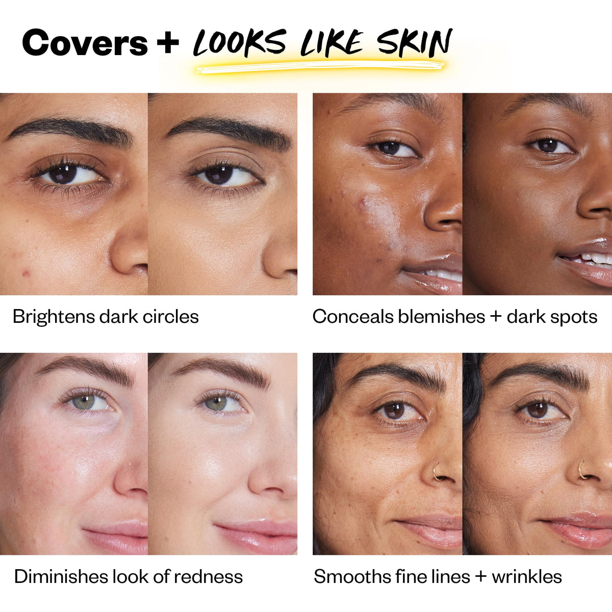 Kosas Revealer Concealer 32g blended on skin