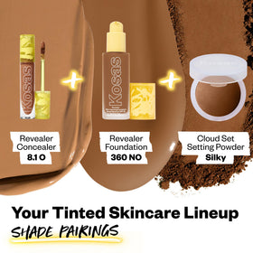 Kosas Revealer Concealer with makeup tools