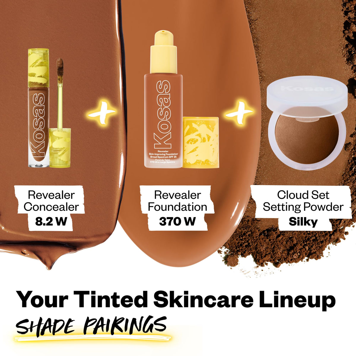 Kosas Revealer Concealer with other Kosas products