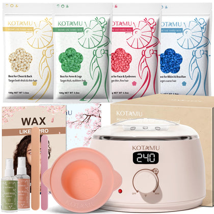 KOTAMU Waxing Kit digital wax warmer front view