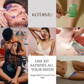 KOTAMU Waxing Kit with wax beads and spatula