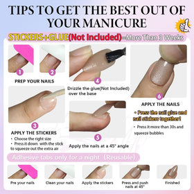 KQueenest Cat Eye Press on Nails with light reflection showing colour change