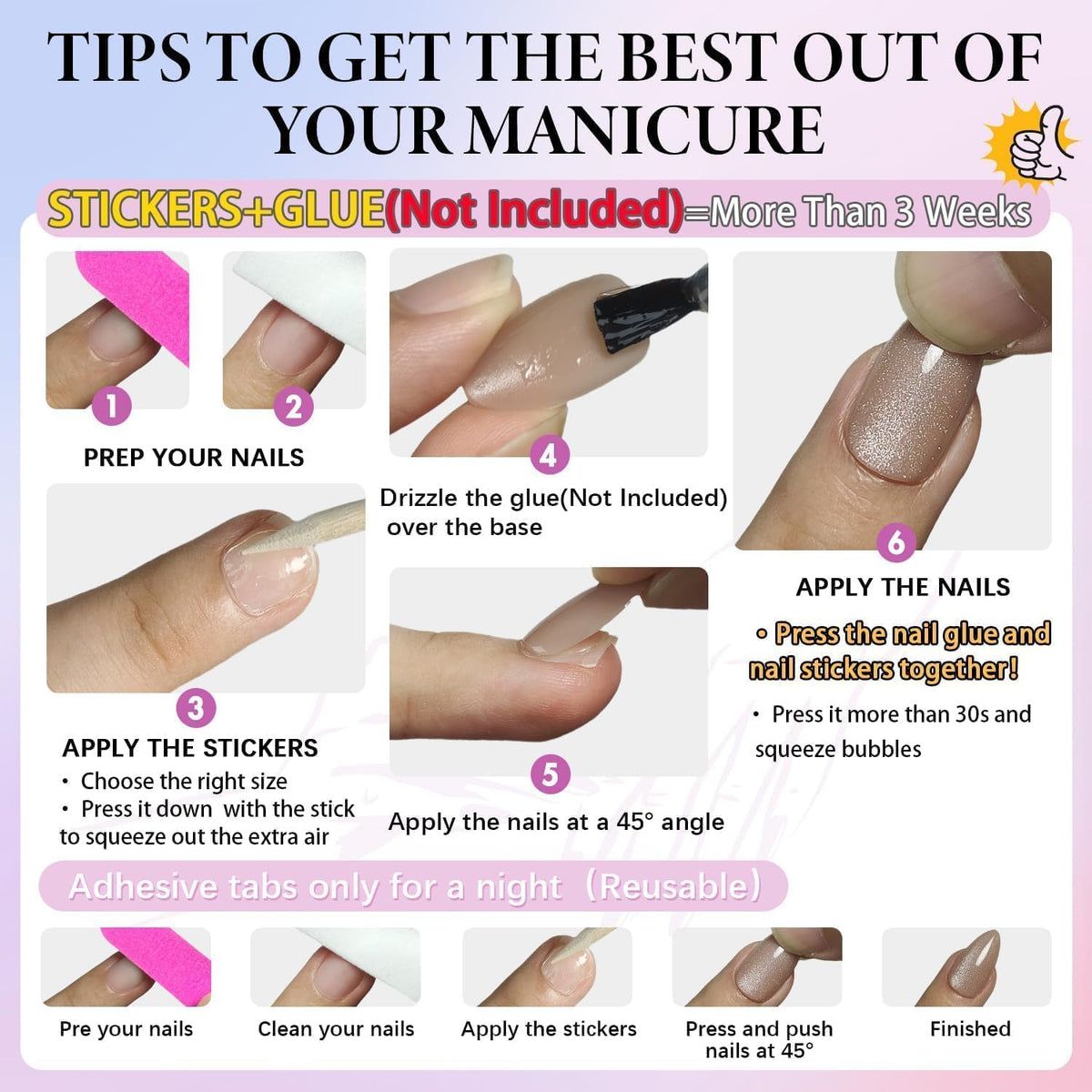 KQueenest Glitter Cat Eye Press on Nails in a lifestyle setting