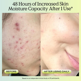 KraveBeauty Matcha Hemp Cleanser application on skin