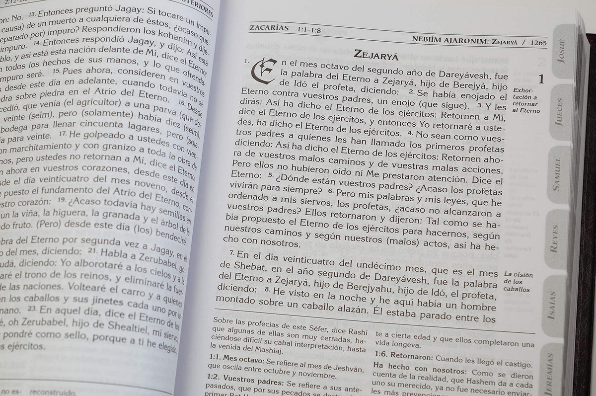 Krest Pro Care La Biblia Hebrea Completa abierta mostrando contenido de la Torá