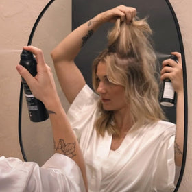 Kristin Ess Dry Shampoo Spray in gym bag