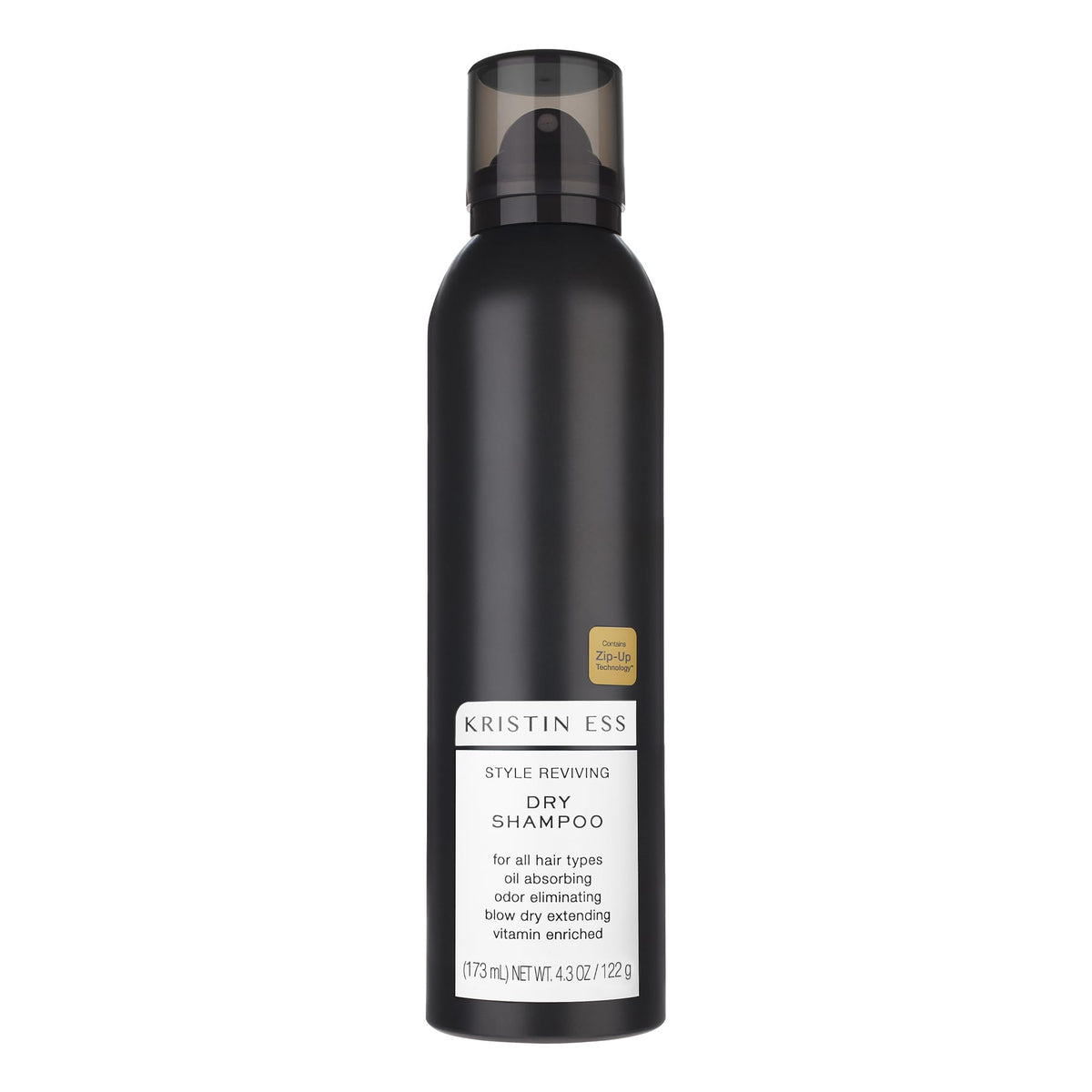 Kristin Ess Dry Shampoo Spray packaging with fresh pear