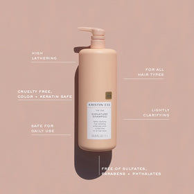 Kristin Ess Hair One Signature Shampoo with avocado oil and castor oil